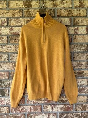 Men’s MP Wool Blend 1/4 Zip NWT Sweater Pullover Size Large Superb Condition!